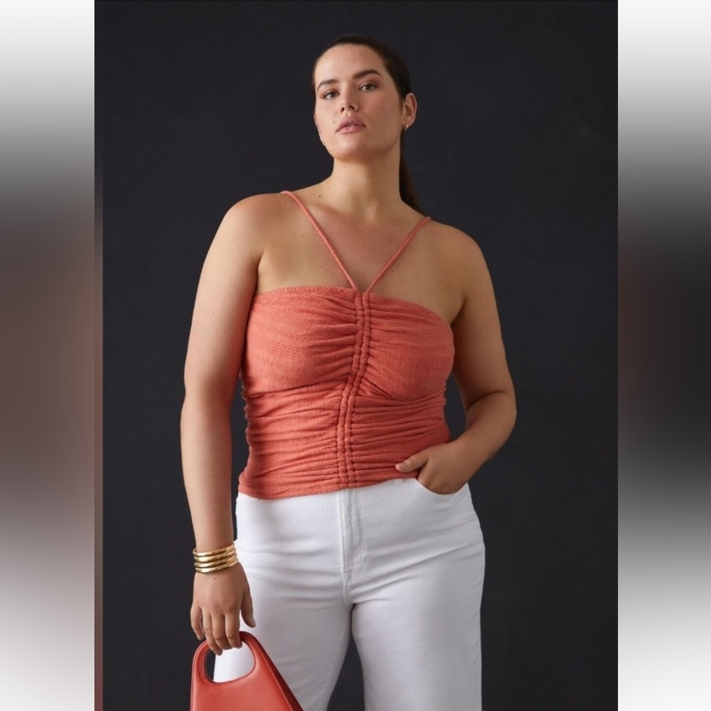 NWT Pilcro ribbed halter top